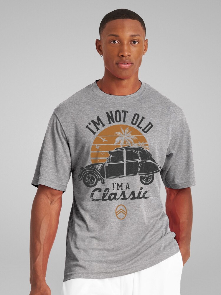 All + Every Grey Citroen 2CV Black I'm Not Old Classic Sunset Mens T-Shirt - Image 1 of 4
