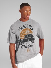 All + Every Grey Citroen 2CV Black I'm Not Old Classic Sunset Mens T-Shirt - Image 2 of 4
