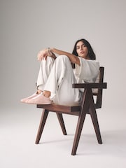 The Set Blue/Grey 2 Pack Loopback Wide Leg Joggers - Image 1 of 10