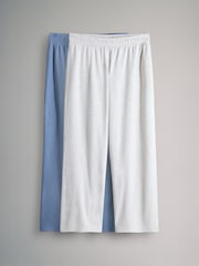 The Set Blue/Grey 2 Pack Loopback Wide Leg Joggers - Image 2 of 10