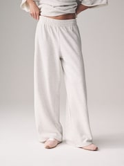 The Set Blue/Grey 2 Pack Loopback Wide Leg Joggers - Image 6 of 10