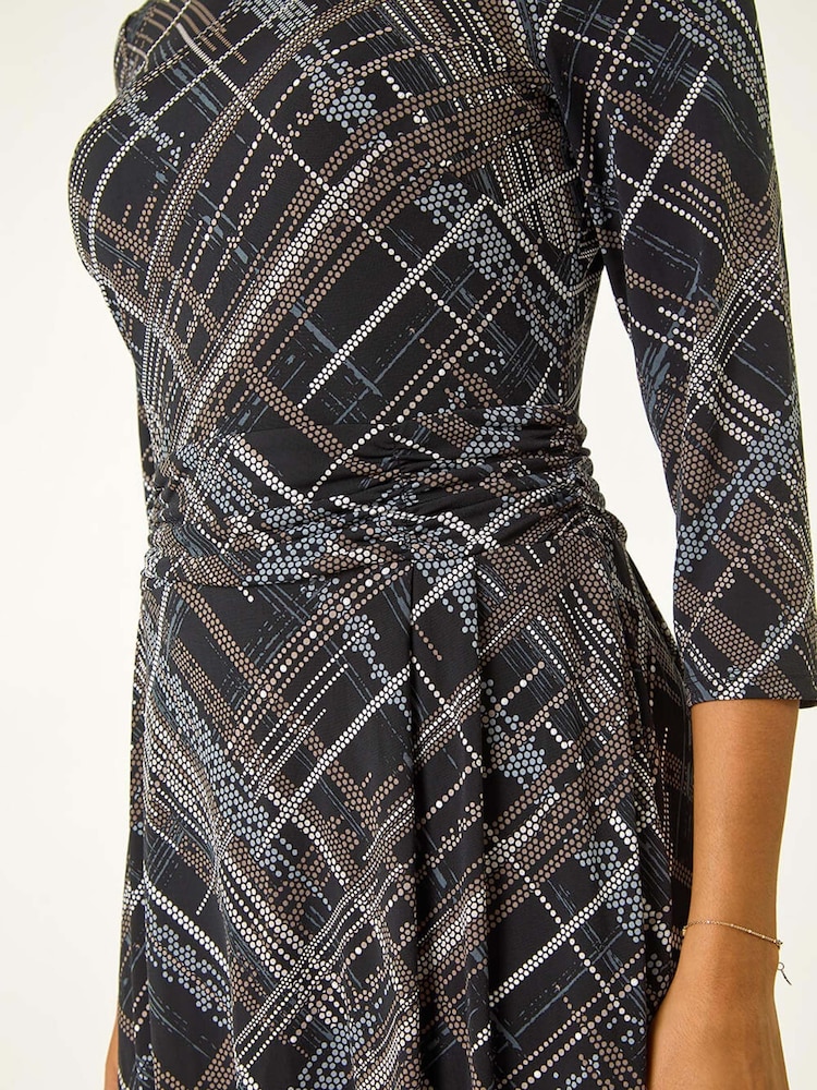 Roman Kleid mit abstraktem Linienmuster - Bild 5 von 5 Roman Kleid mit abstraktem Linienmuster - Bild 5 von 5