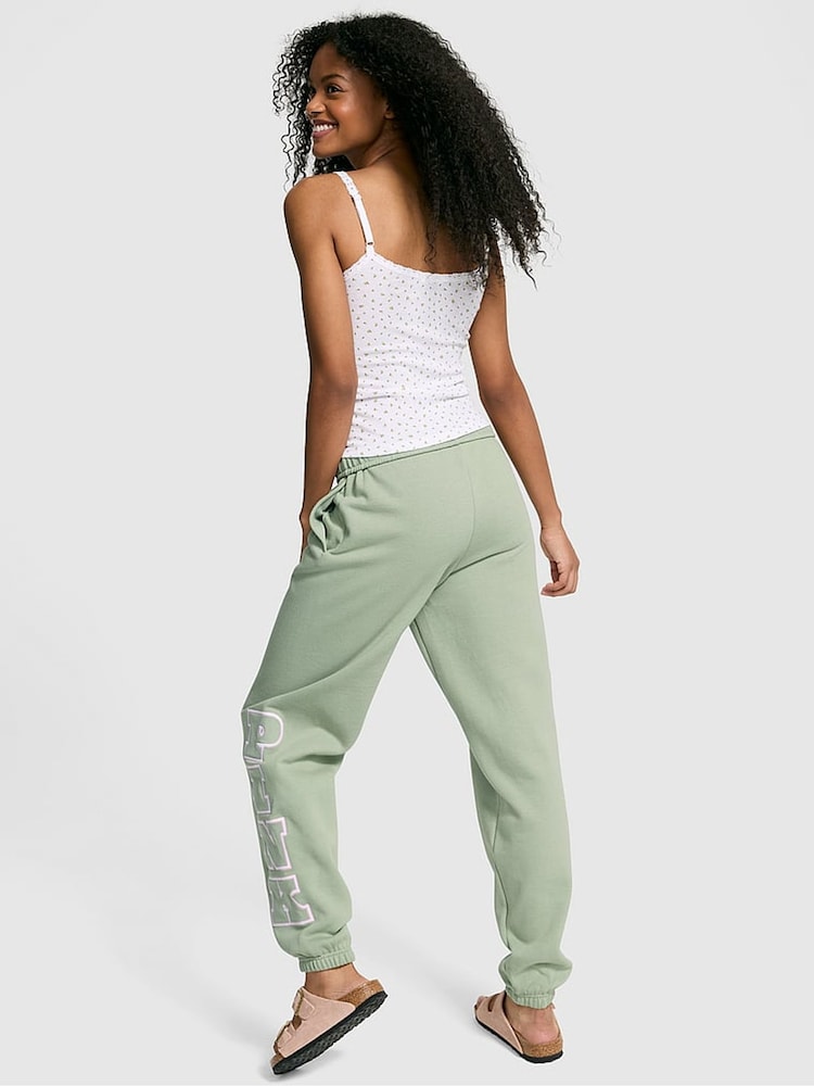 Victoria's Secret PINK Green Garden Cuffed Joggers - Image 2 of 2