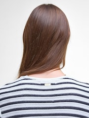 Barbour® White Abby Knitted 100% Cotton Cardigan - Image 4 of 5