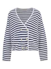 Barbour® White Abby Knitted 100% Cotton Cardigan - Image 5 of 5