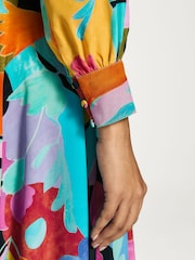 Rixo Pink Marigold Midi Dress - Image 7 of 7
