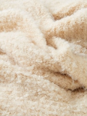 French Connection Natural Melissa Boucle Scarf - Image 2 of 3