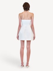 Simkhai White Arta Bustier Mini Dress - Image 2 of 4
