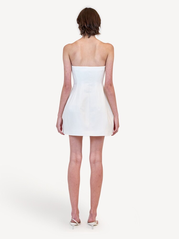 Simkhai White Arta Bustier Mini Dress - Image 2 of 4