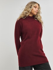 Simply Be Red Bow Back Longline Jumper - Image 2 of 4