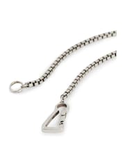 AllSaints Silver Tone Mens Box Chain Bracelet - Image 2 of 4