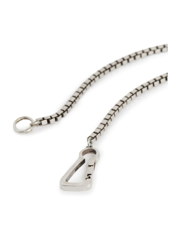 AllSaints Silver Tone Mens Box Chain Bracelet - Image 2 of 4