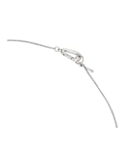 AllSaints Silver Tone Mens Cross Station Neckalce - Image 3 of 5