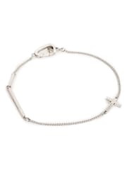 AllSaints Silver Tone Mens Cross Bracelet - Image 3 of 5