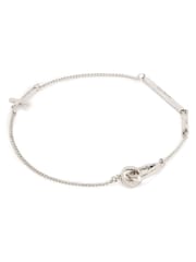 AllSaints Silver Tone Mens Cross Bracelet - Image 4 of 5
