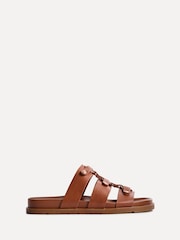 Linzi Brown Marcia Studded Gladiator Slip On Sandals - Image 2 of 5