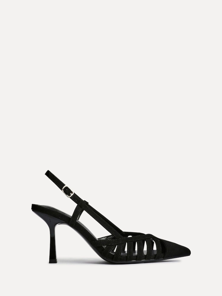 Schwarz - Linzi Alias Cut Out Slingback Court Heels - Bild 2 von 5 Schwarz - Linzi Alias Cut Out Slingback Court Heels - Bild 2 von 5