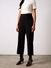 Ro&Zo Black Ponte Twill Culottes - Image 2 of 4