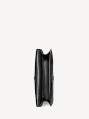 Tory Burch Black Fleming Soft Grain Small Convertible Shoulder Bag - Image 3 of 7