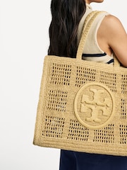 Tory Burch Natural Ella Hand-Crocheted Large Tote Bag - Image 2 of 6