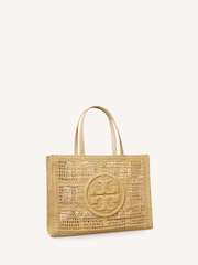 Tory Burch Natural Ella Hand-Crocheted Large Tote Bag - Image 4 of 6