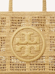 Tory Burch Natural Ella Hand-Crocheted Large Tote Bag - Image 6 of 6