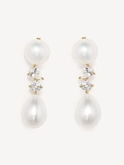 Completedworks Gold Tone 18ct Gold Plated Earrings - Image 1 of 2
