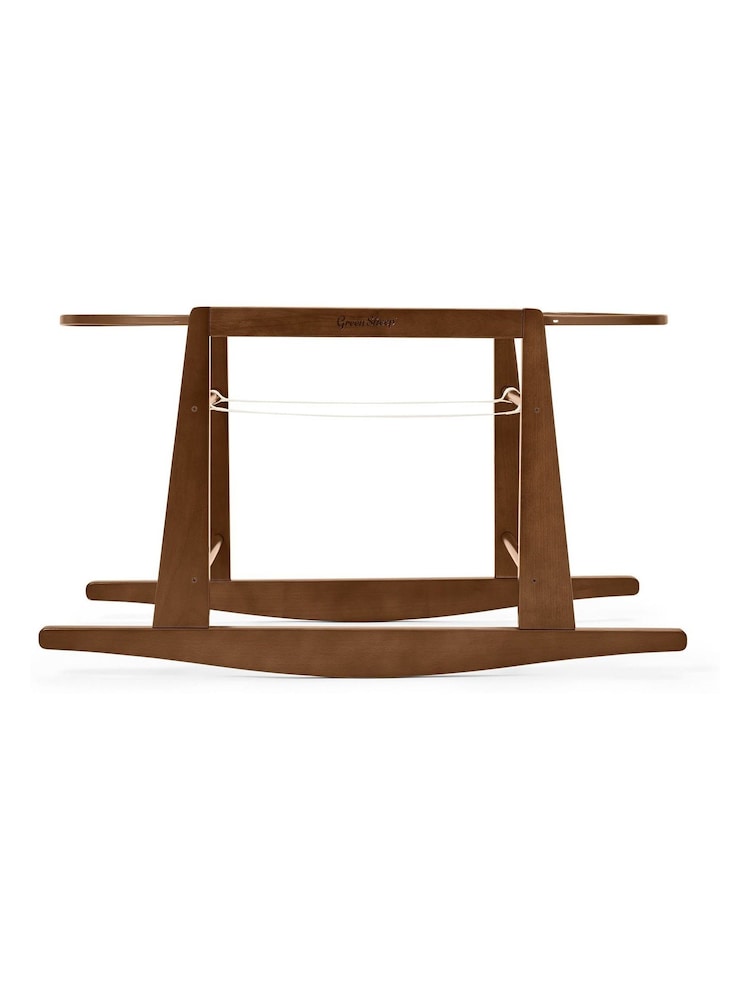 The Little Green Sheep Walnut Moses Basket Rocking Stand - Image 2 of 2