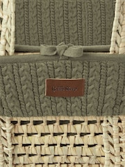 The Little Green Sheep Juniper Organic Knitted Moses Basket And Mattress - Image 3 of 5