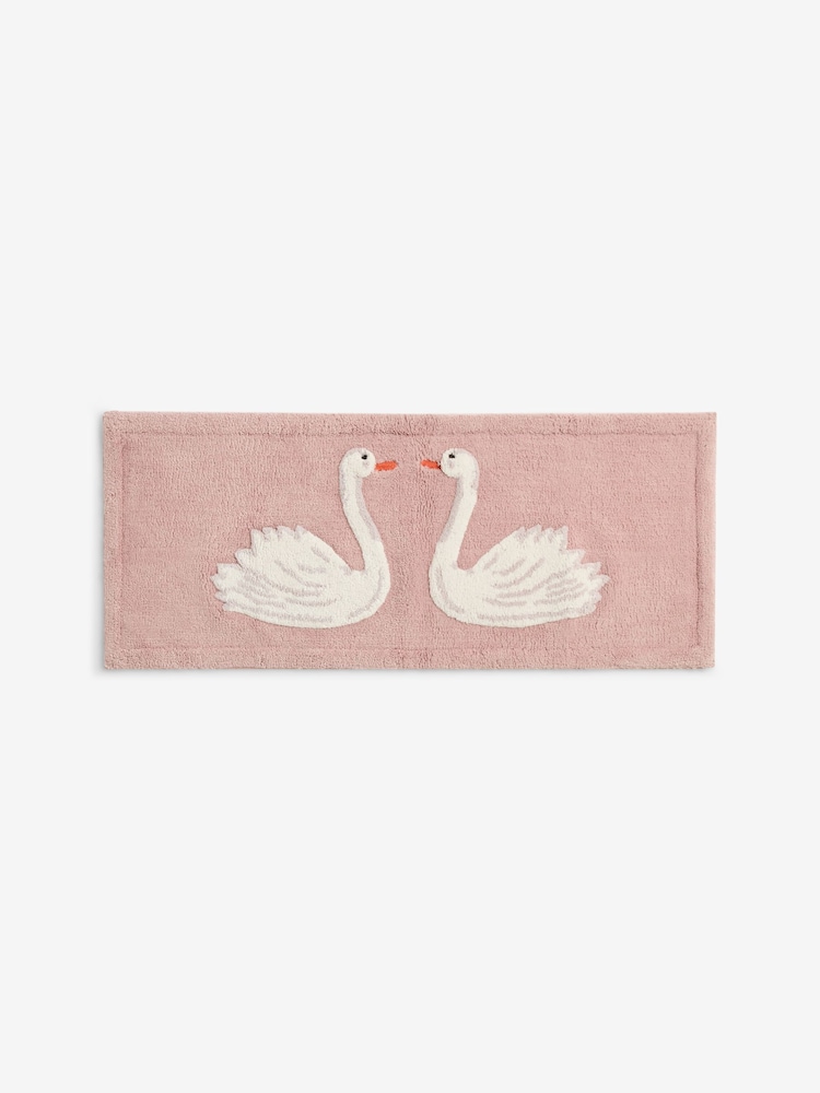 Tapete de cotton com estampa de Swan 100% - Imagem 1 de 1