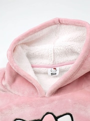 Vanilla Underground Pink Womens Hello Kitty Blanket Hoodie - Image 4 of 6