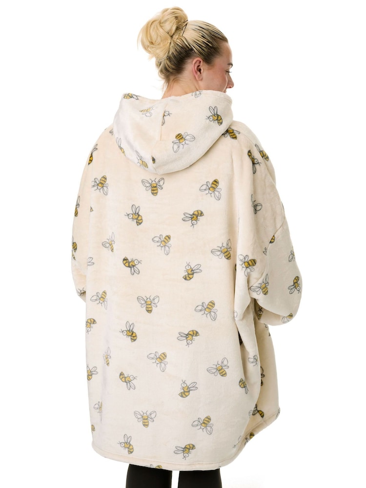 Vanilla Underground Cream Womens Disney Winnie The Pooh Blanket Hoodie - Image 2 of 6