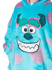 Vanilla Underground Blue Unisex Disney Monsters Inc Adults Blanket Hoodie - Image 3 of 6
