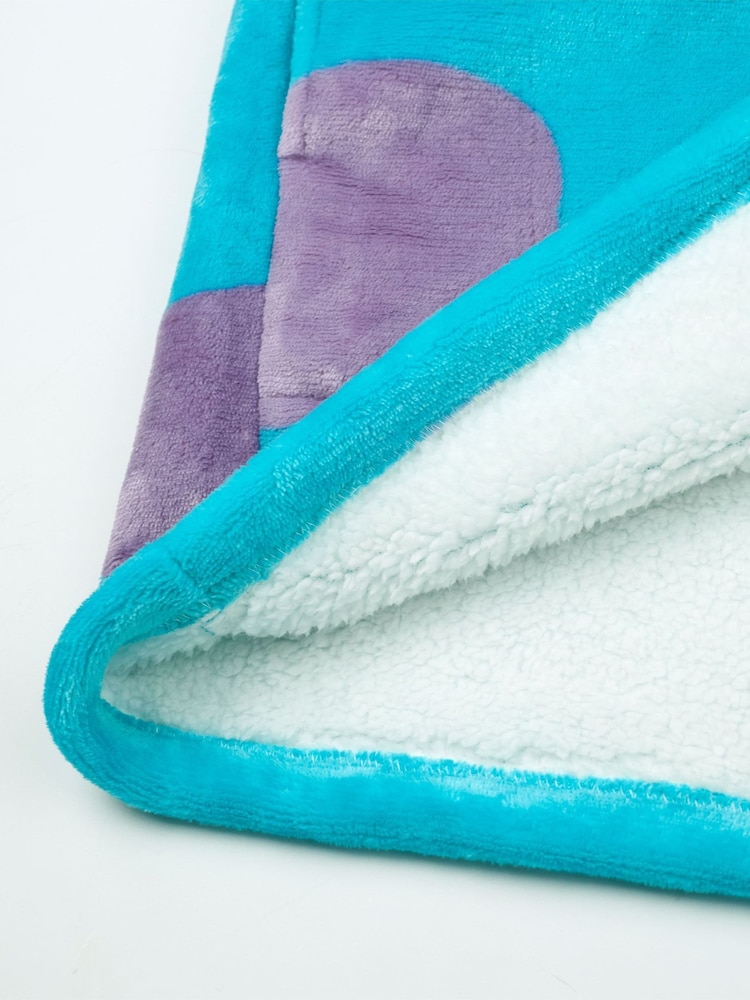 Vanilla Underground Blue Unisex Disney Monsters Inc Adults Blanket Hoodie - Image 5 of 6