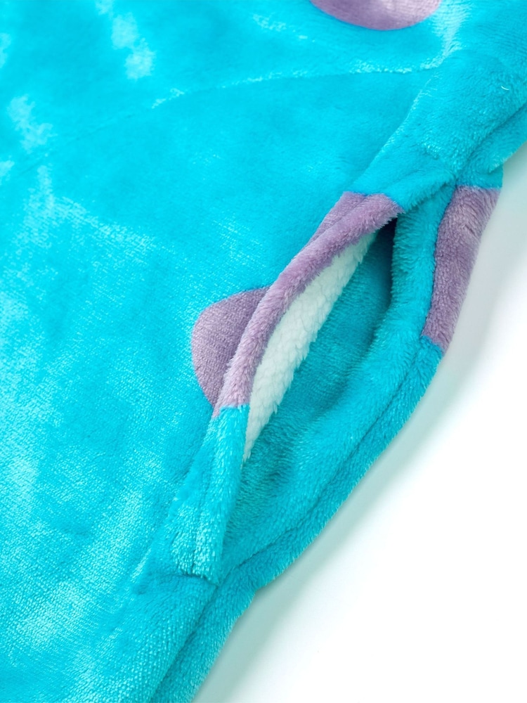 Vanilla Underground Blue Unisex Disney Monsters Inc Adults Blanket Hoodie - Image 6 of 6