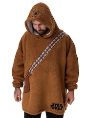 Vanilla Underground Brown Mens Star Wars Blanket Hoodie - Image 1 of 6