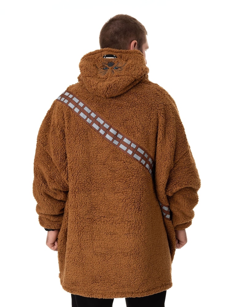 Vanilla Underground Brown Mens Star Wars Blanket Hoodie - Image 2 of 6