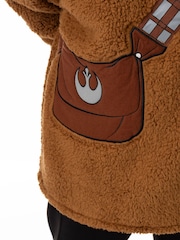 Vanilla Underground Brown Mens Star Wars Blanket Hoodie - Image 3 of 6