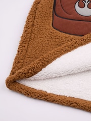 Vanilla Underground Brown Mens Star Wars Blanket Hoodie - Image 4 of 6