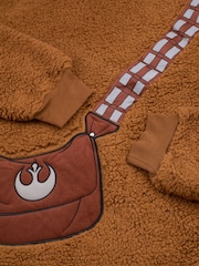 Vanilla Underground Brown Mens Star Wars Blanket Hoodie - Image 6 of 6