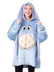 Vanilla Underground Blue Womens Disney Winnie The Pooh Blanket Hoodie - Image 1 of 6