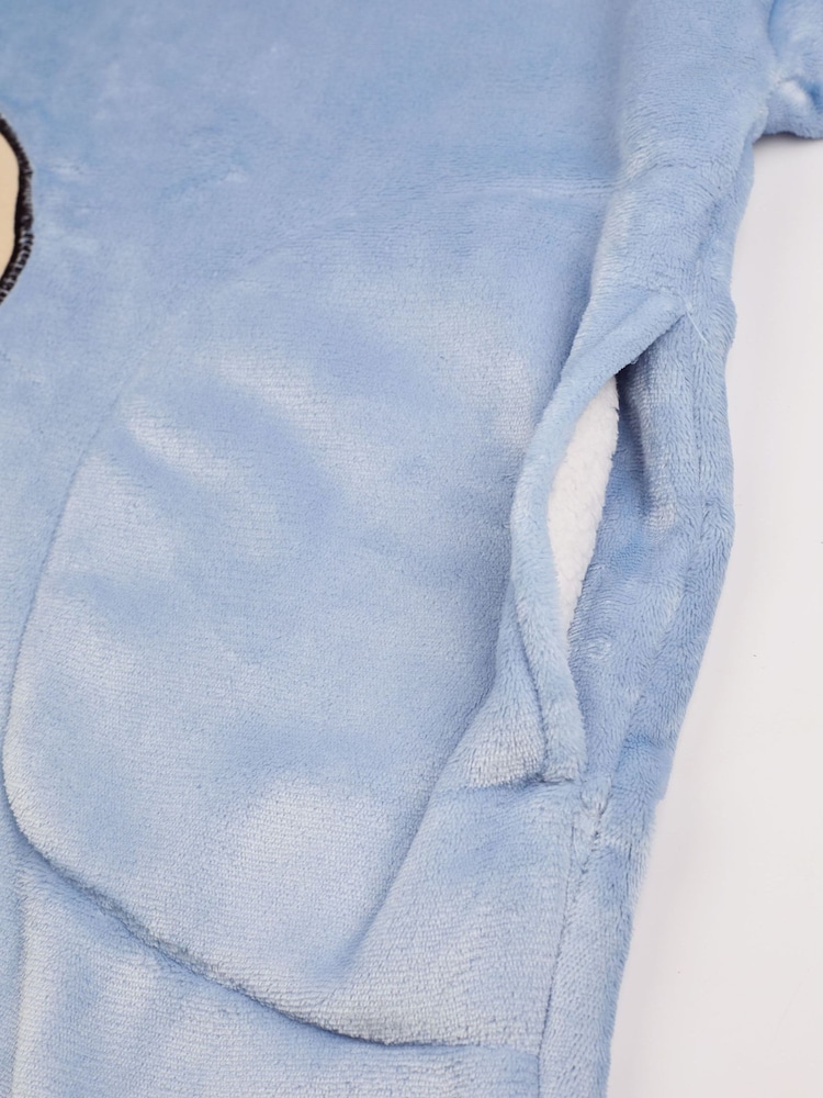 Vanilla Underground Blue Womens Disney Winnie The Pooh Blanket Hoodie - Image 5 of 6