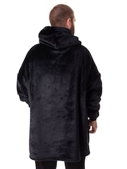 Vanilla Underground Black Mens Ghostbusters Blanket Hoodie - Image 2 of 6