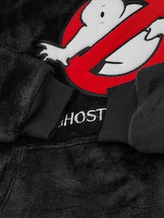 Vanilla Underground Black Mens Ghostbusters Blanket Hoodie - Image 5 of 6