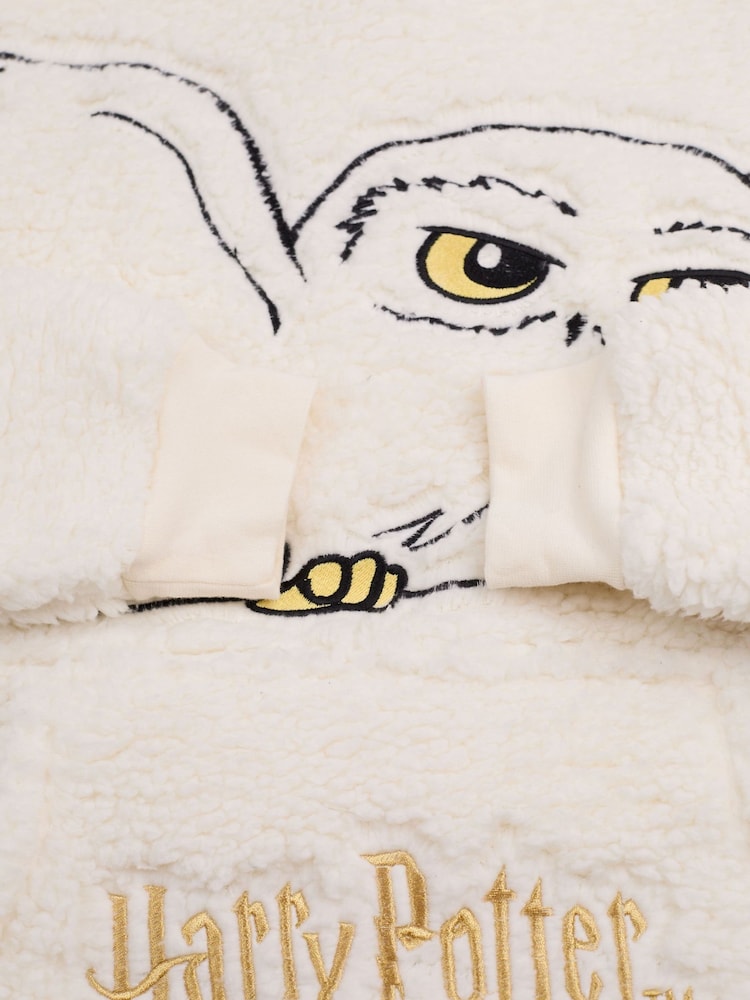 Vanilla Underground Cream Womens Harry Potter Blanket Hoodie - Image 8 of 8