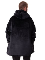 Vanilla Underground Black Mens Venom Blanket Hoodie - Image 2 of 6