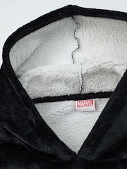 Vanilla Underground Black Mens Venom Blanket Hoodie - Image 3 of 6