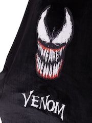 Vanilla Underground Black Mens Venom Blanket Hoodie - Image 6 of 6