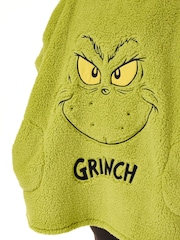 Vanilla Underground Green Unisex The Grinch Christmas Adults Blanket Hoodie - Image 3 of 6