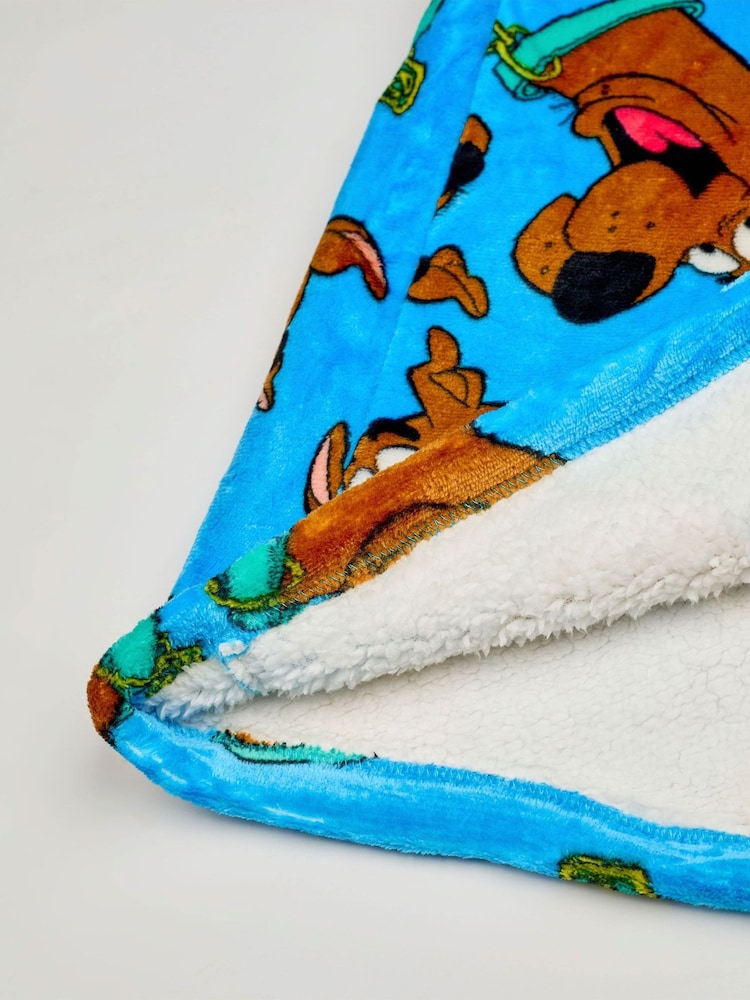 Vanilla Underground Blue Mens Scooby Doo Blanket Hoodie - Image 4 of 6